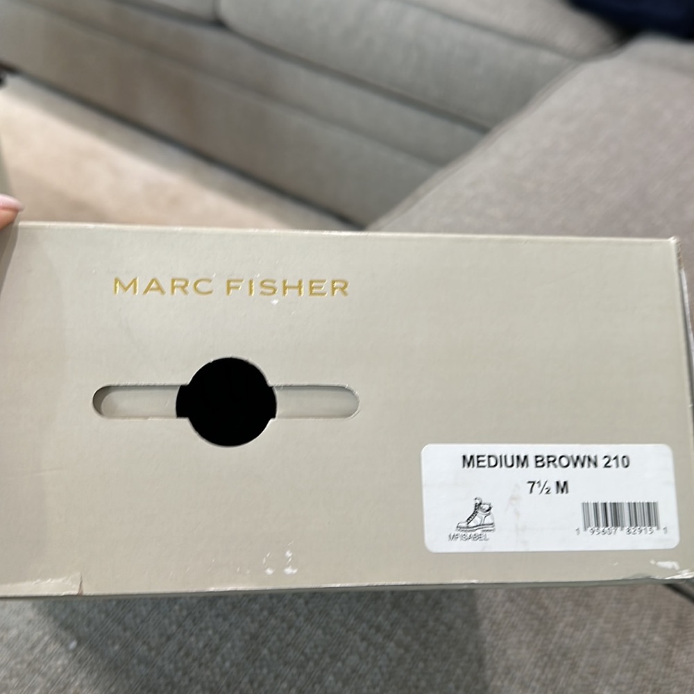 Marc Fischer Isalia Boot Size 7.5 In Brown/Black - image 2